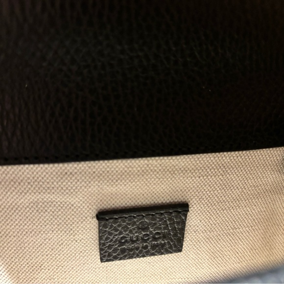Black mini Gucci Dionysus leather bag - Picture 3 of 7